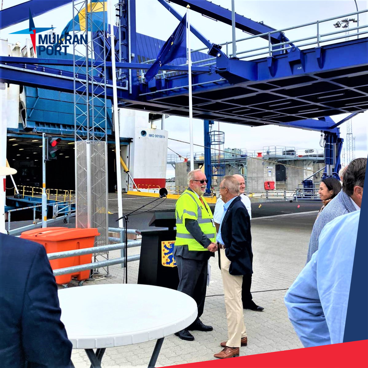 Mukran Port at the inauguration of the new berths in Ystad - Mukran Port EN